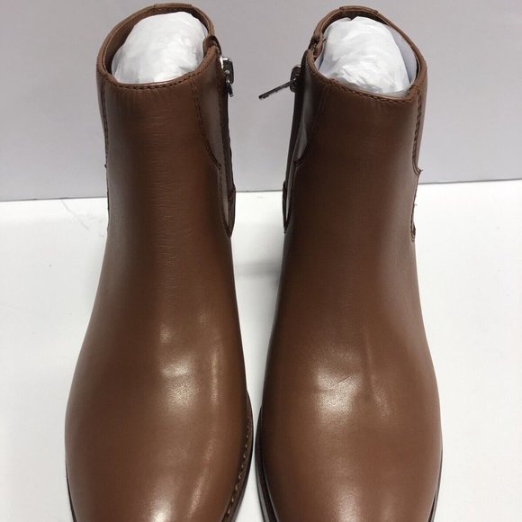 Coach Women’s Dannie, Saddle Leather Ankle Boots, Size 8 M - Picture 3 of 6